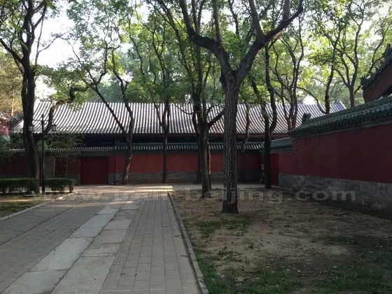 the Divine Warehouse and Divine Kitchen within a square courtyards