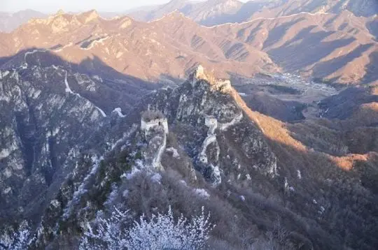 The Upward Flying Eagle Tower and Sky Ladder viewed from Zhengbeilou Tower