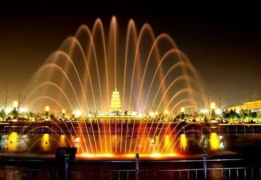 The Night View of Great Tang All Day Mall