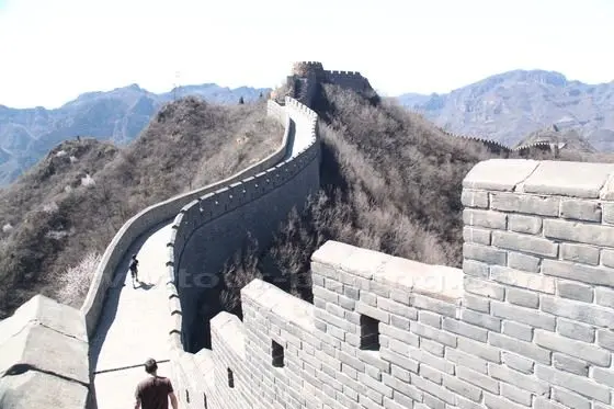 we continue to hike to a round and yellow tower