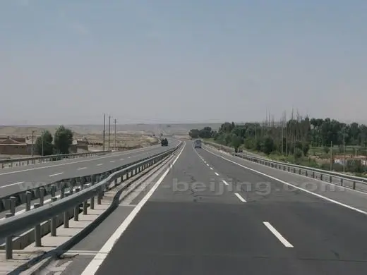 we set off for Dunhuang on a 385km road trip