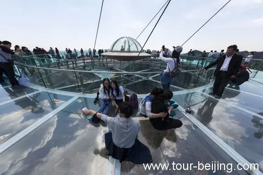 The Huge Glass UFO PLatform